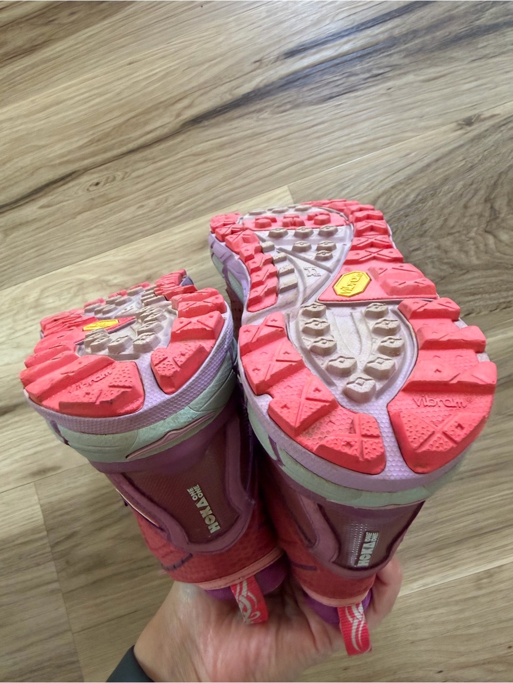 Rare Hoka One One Tor Ultra Hi WP Trail Hiking Boots Dark Plum Size 7 Women - Picture 9 of 12